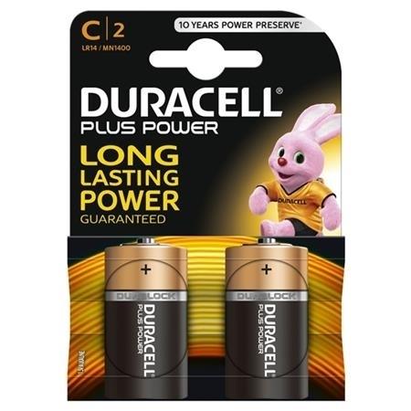 PILAS DURACELL PLUS C (LR14) BLISTER 2