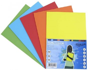 PAPEL COLOR INTENSO A4 80GR 500HJ ORO FABRISA