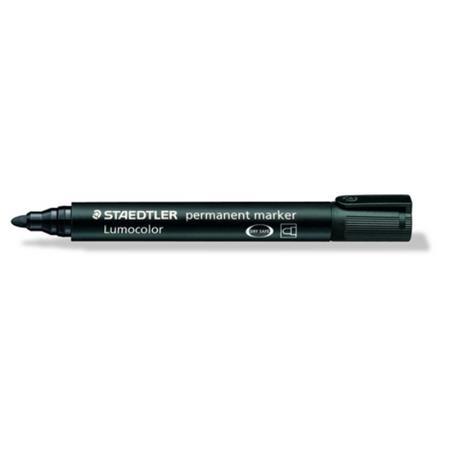 ROTULADOR PERMANENTE NEGRO LUMOCOLOR 352 PTA.CONICA 2MM STAEDTLER