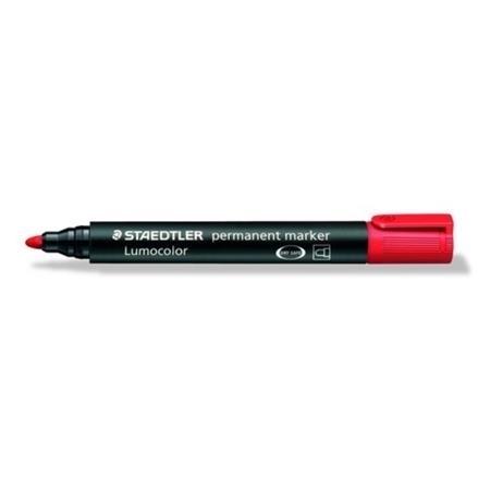 ROTULADOR PERMANENTE ROJO LUMOCOLOR 352 PTA.CONICA 2MM STAEDTLER