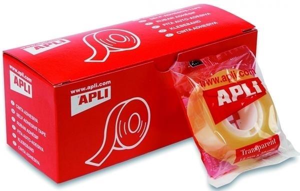 CINTA ADHESIVA TRANSPARENTE 33MX19MM 35U APLI