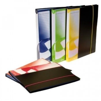 CARPETA FUNDAS 80F FOLIO PP RIGIDO LOMO PERSONALIZABLE Y GOMA VD POLIURO GRAFOPLAS