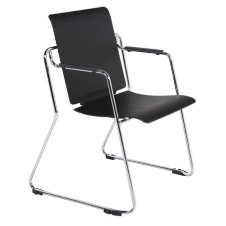 SILLAS CONFIDENTE RD992V19 CONVERTIBLE EN MESA NEGRO ROCADA - PACK DE 2 UNIDADES