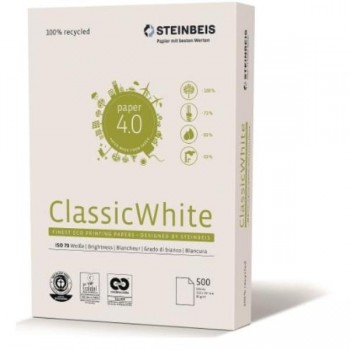 PAPEL A4 80G 500H - Steinbeis Classic White