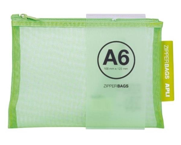 BOLSA ZIPPER BAG NYLON A6 COLORES SURTIDOS APLI