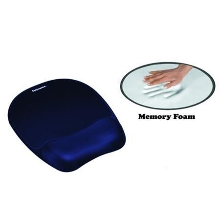 ALFOMBRILLA CON REPOSAMUÑECAS MEMORY FOAM AZUL FELLOWES