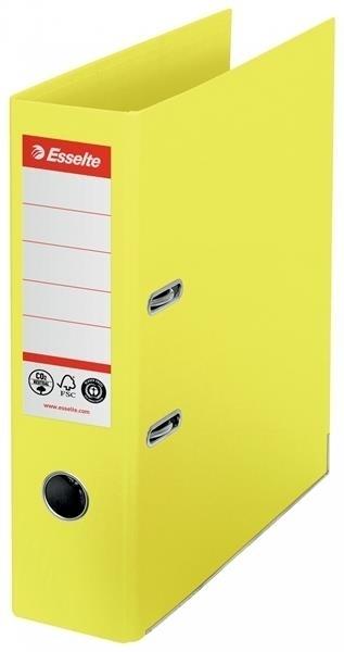 ARCHIVADOR DE PALANCA CO2 NEUTRAL Nº1 CARTÓN FORRADO DE PAPELA4 75MM ROJO VIVIDA ESSELTE