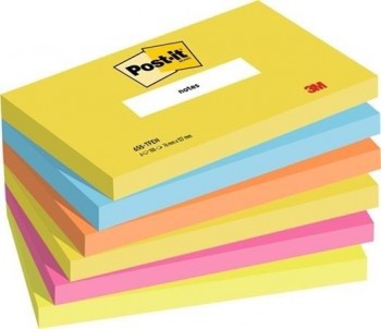 NOTAS ADHESIVAS POST-IT  ENERGETIC 76 X 127 MM  655-TFENN POST-IT