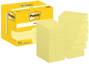 NOTAS ADHESIVAS POST-IT  38 X 51 MM SIN ENCELOFANADO INDIVIDUAL 653-E POST-IT