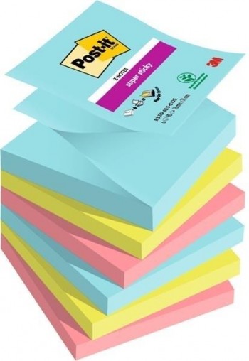 NOTES ADHESIVAS POST-IT  SUPER STICKY COSMIC 76 X 76 MM R330-6SS-COS POST-IT